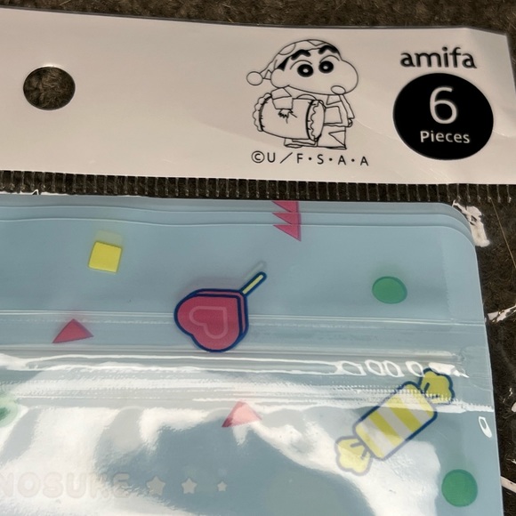 Crayon Shin-Chan Zipper Top Bags Ziplok - Shinnosuke - Candy Party - Official - Picture 4 of 9